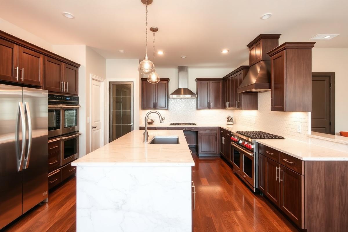 Kitchen with granite countertops in a Pearland, TX home